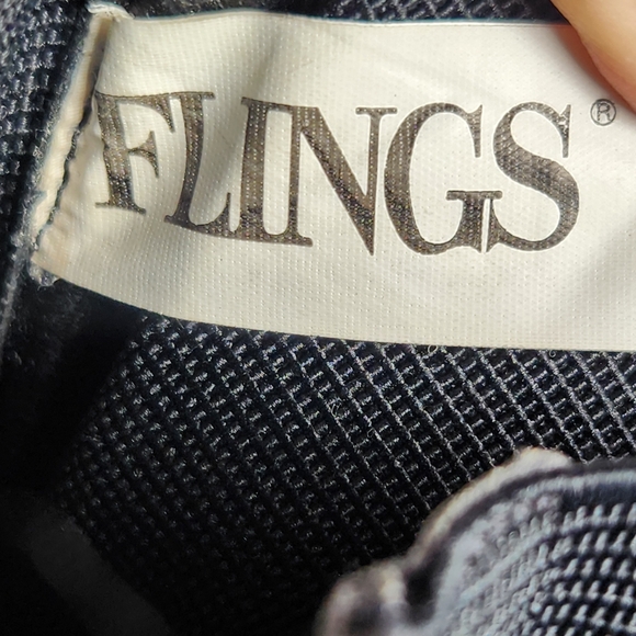 FLINGS Womens Boots Size 6 Black Leather Victorian Granny 90s Chunky Heel Shoe - Picture 8 of 11